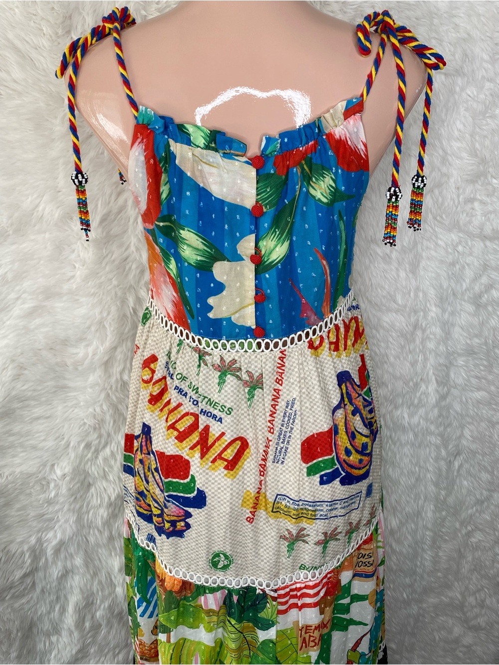 Bohemian Multi-Color Tiered Maxi Dress - Picture 6 of 16